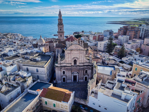 monopoli-vue pouilles, vue de monopoli
